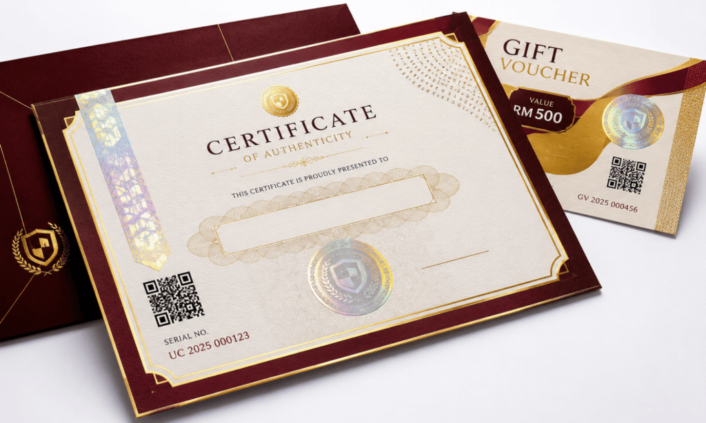 secutity vouchers unicube